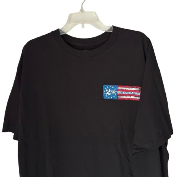 THIS WE'LL DEFEND Second Amendment Men's XL Black Cotton Crewneck T Shirt - Picture 4 of 4